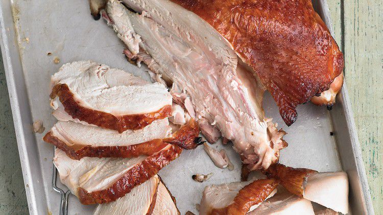 Brined Slow-Cooked Turkey Breast