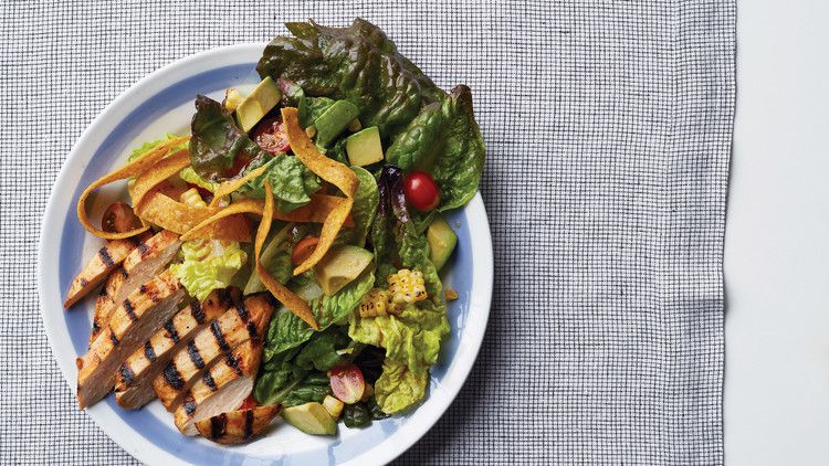 Barbecued-Chicken Salad 