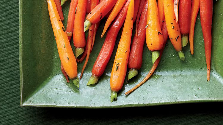 Glazed Carrots with Thyme 