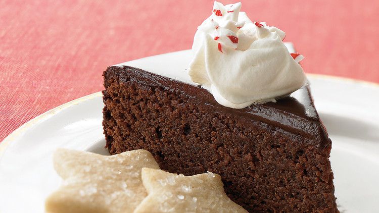 Easy Chocolate-Peppermint Cake 