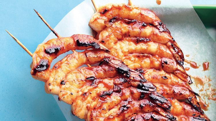 Spicy-Sweet Glazed Shrimp