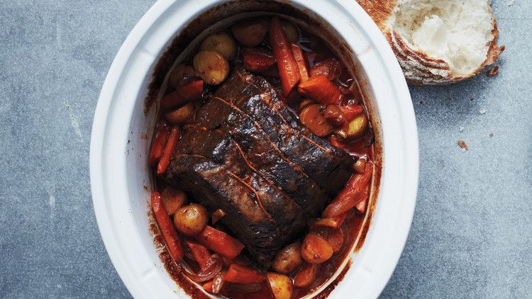 Classic Pot Roast For The Slow Cooker Recipe Martha Stewart
