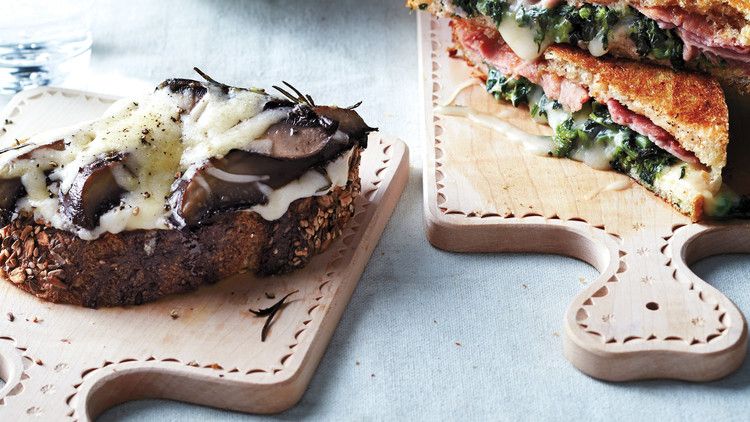 Grilled Ham-and-Broccoli-Rabe Sandwiches 