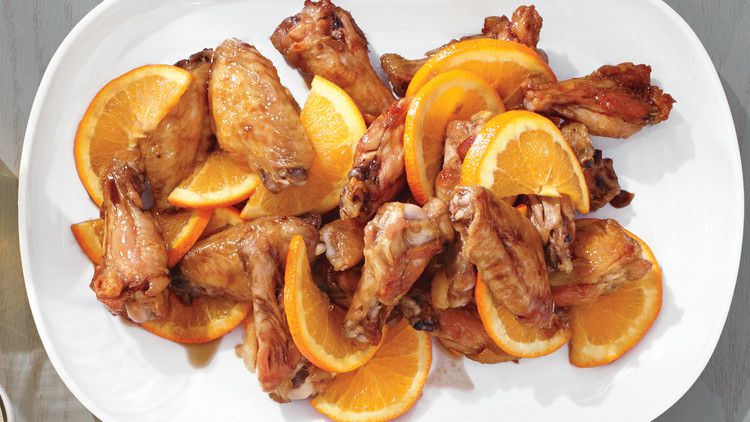 Sweet-and-Sour Orange Chicken Wings 