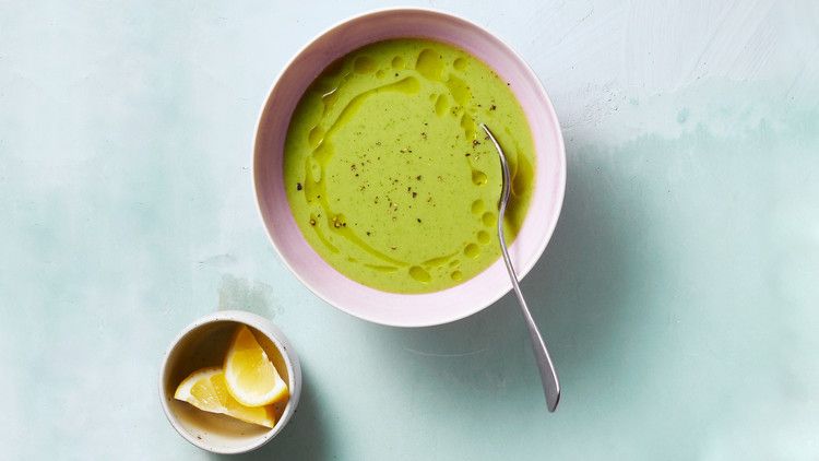 Creamy Ginger-Asparagus Soup 