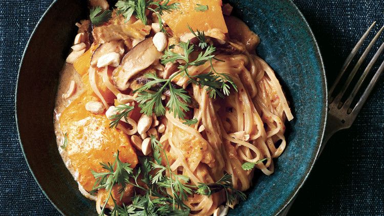 thai red curry with butternut squash
