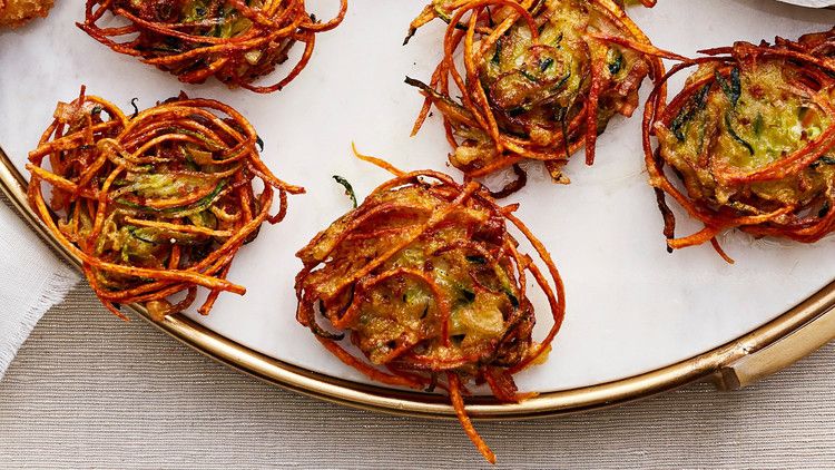 carrot zucchini and leek fritters
