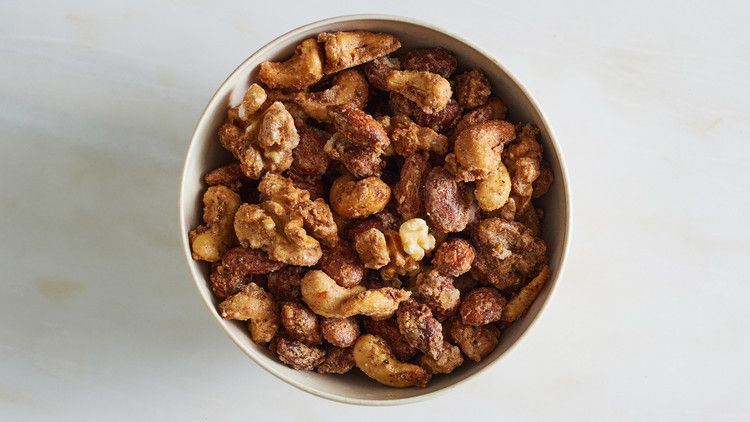 candied mixed nuts with bitters