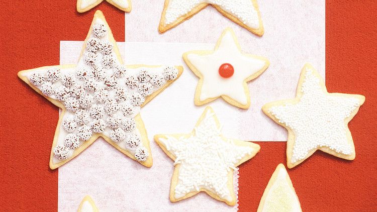 basic sugar cookies stars