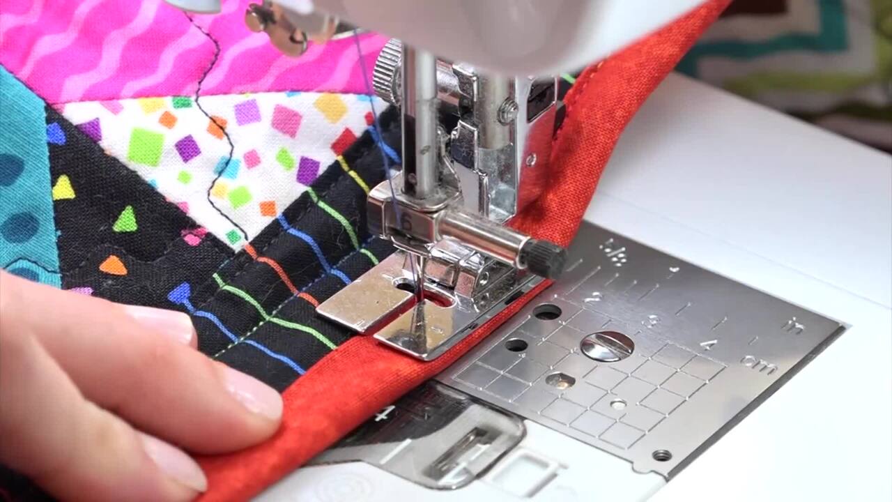 How To Machine Sew Binding On A Quilt