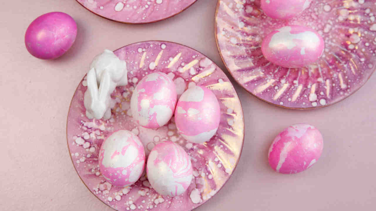 Luster Splatterware Easter Eggs