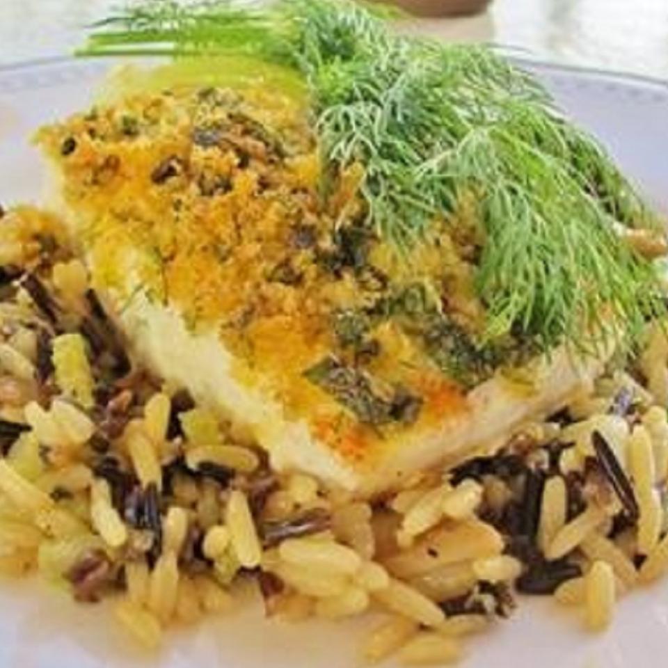 Herb Crusted Halibut 