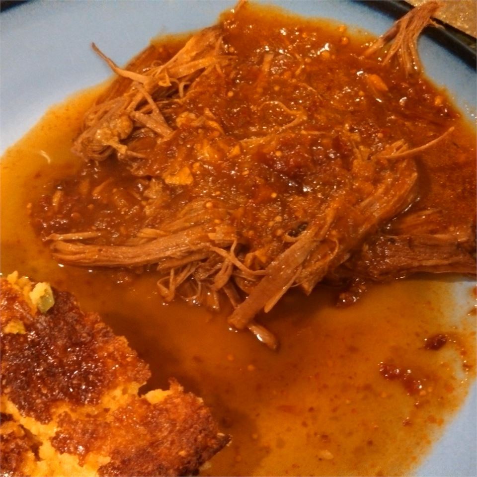 Beef Brisket with Chipotle Tomatillo Sauce