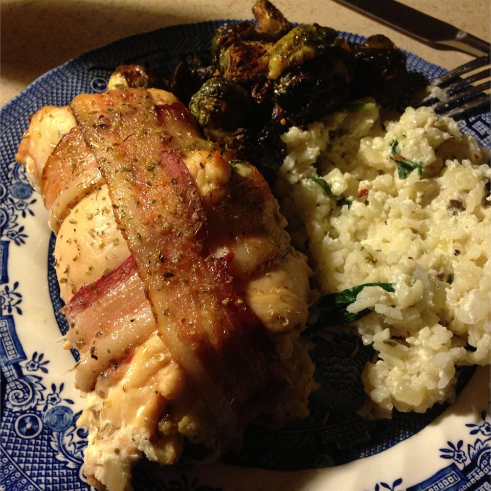 Bacon-Wrapped Chicken Stuffed with Spinach and Ricotta 