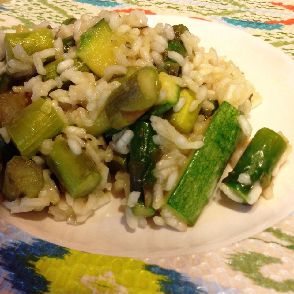 Roasted Spring Vegetable Risotto MrsHumphreed