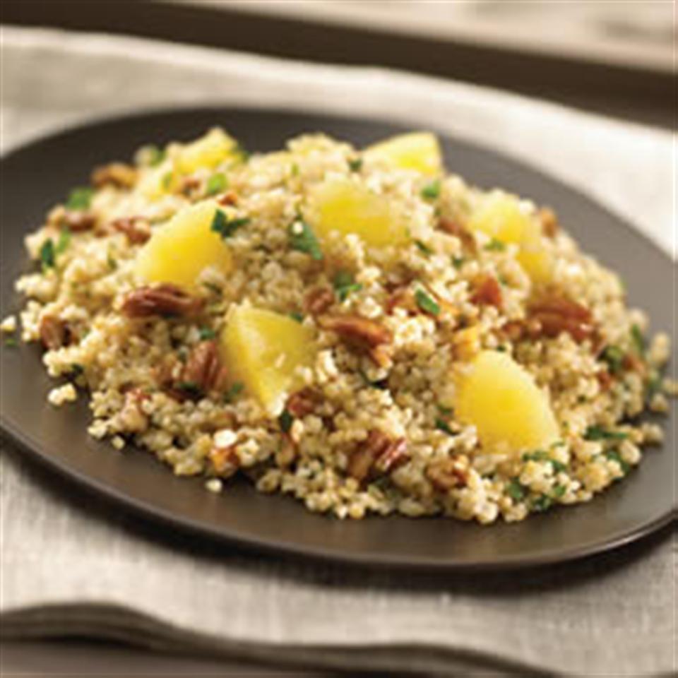 Bulgur Wheat with Pineapple, Pecans and Basil Trusted Brands