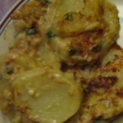 Over the Fire Scalloped Potatoes 