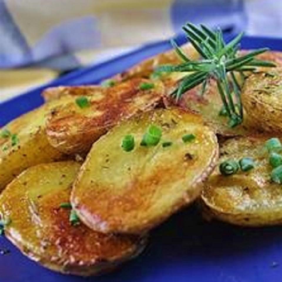 Grilled Baked Potatoes 