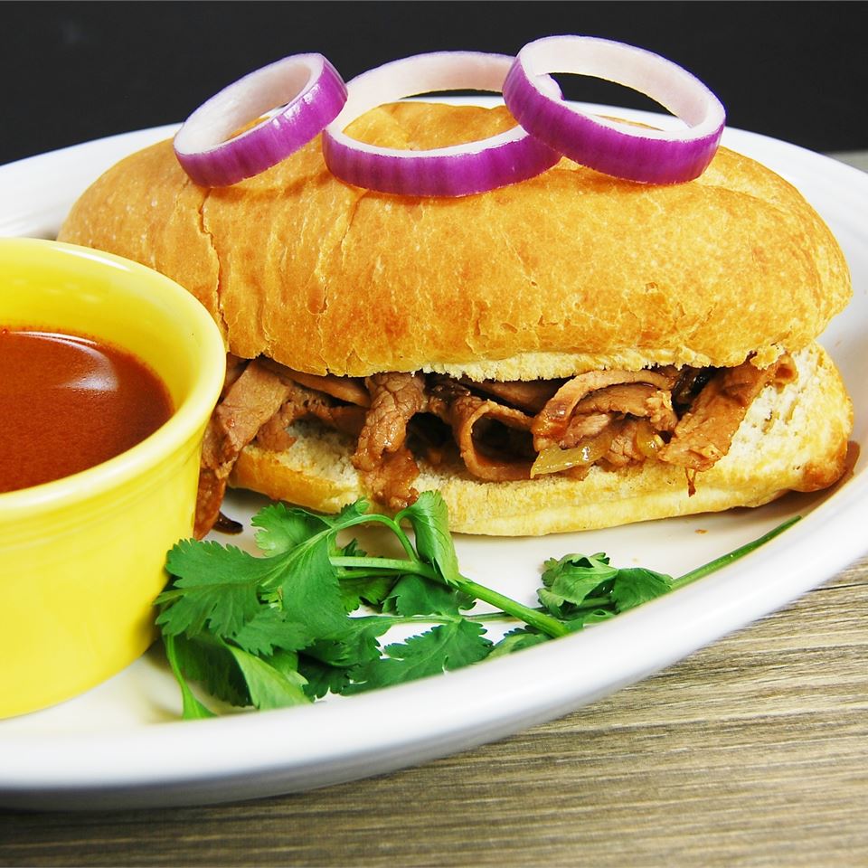 HERDEZ&reg; Drowned Beef Sandwich with Chipotle Sauce (Torta Ahogada) 