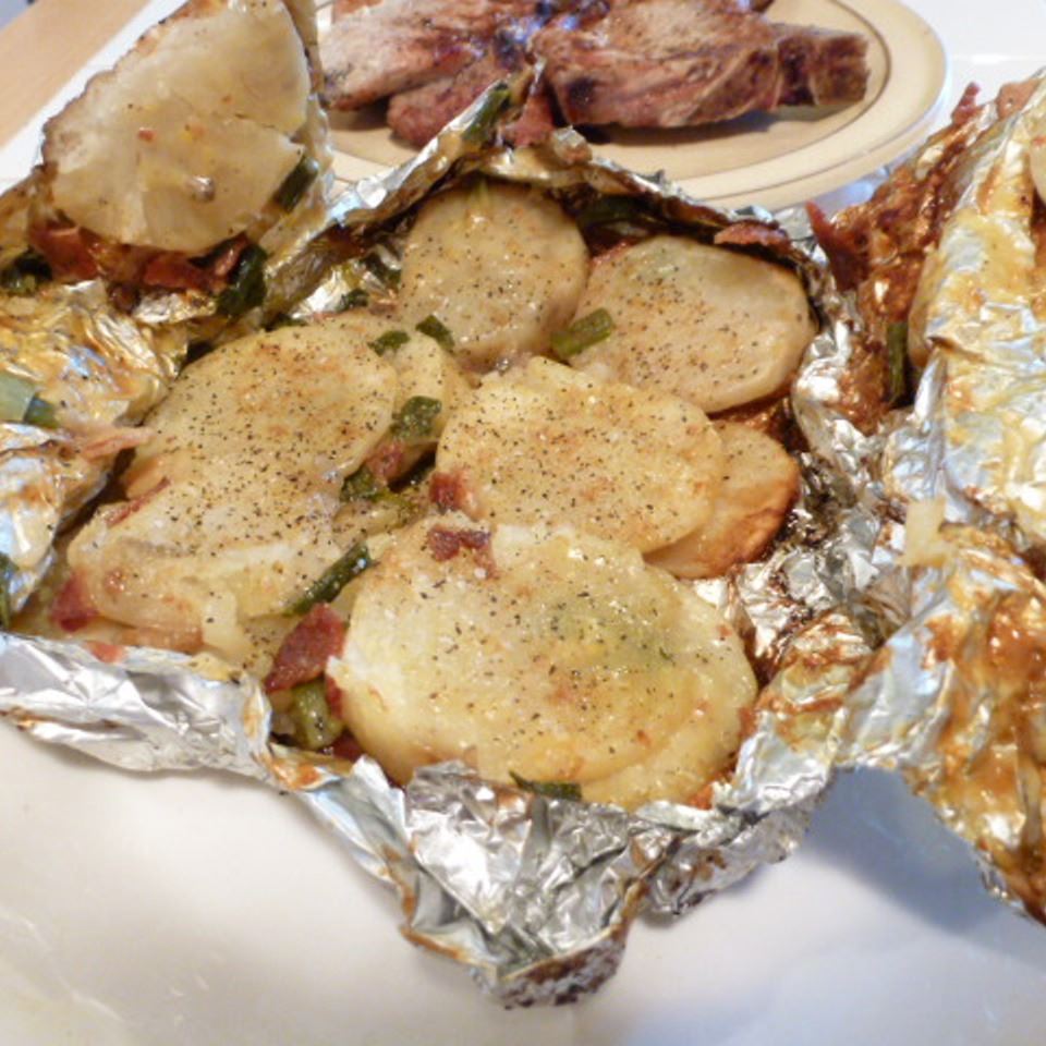 Over the Fire Scalloped Potatoes 