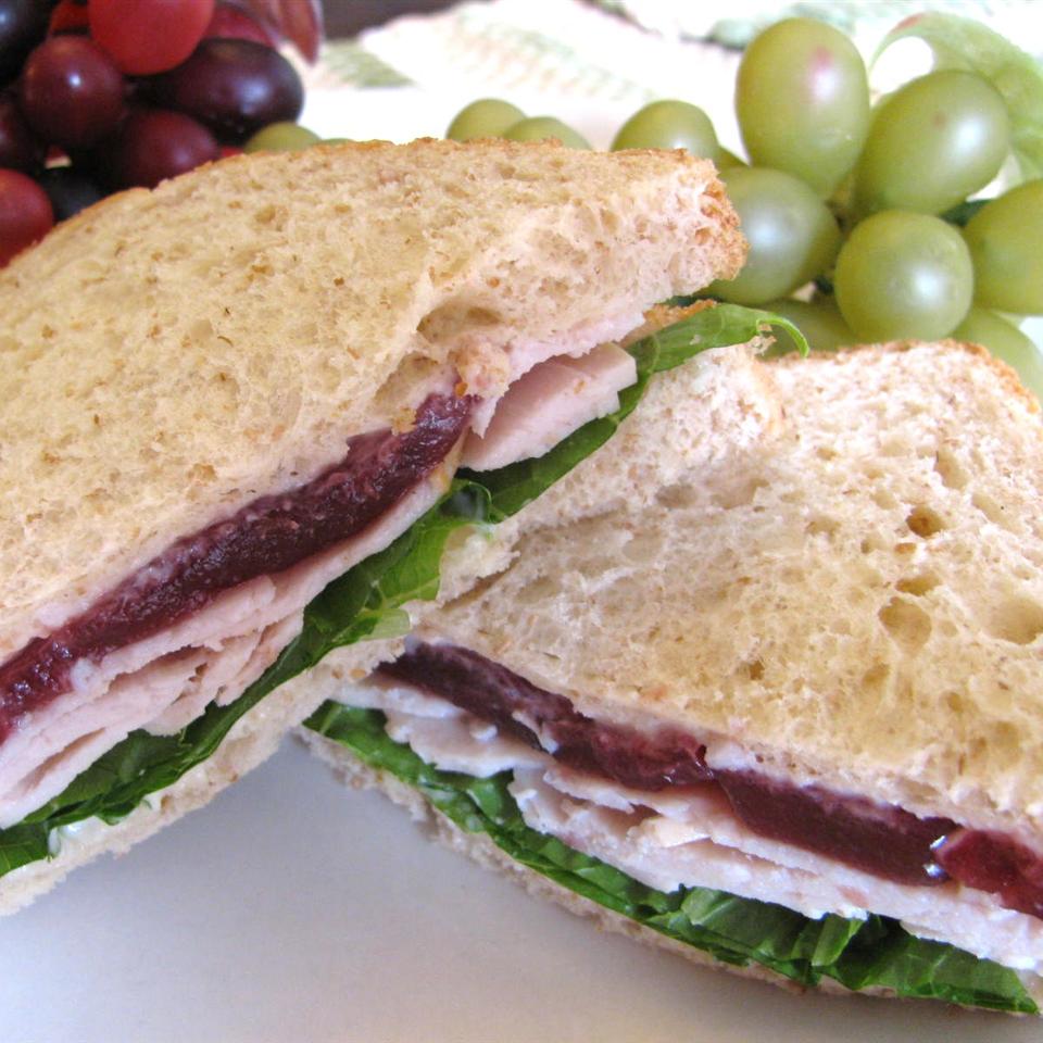 Cranberry Thanksgiving Turkey Sandwich 