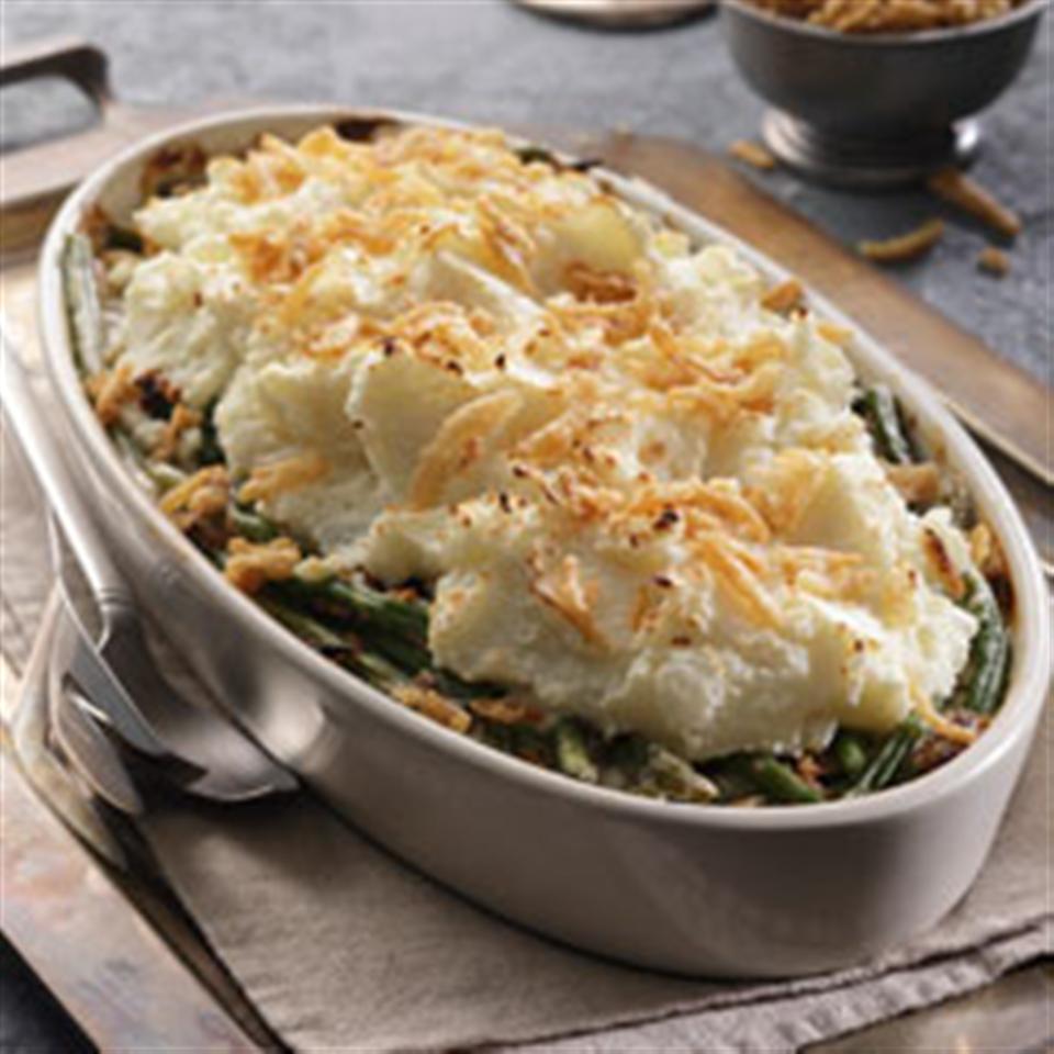 Mashed Potato Topped Green Bean Casserole Trusted Brands