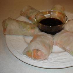 Fresh Spring Rolls With Thai Dipping Sauce 