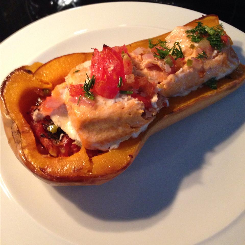 Butternut Squash and Trout Bake with Fresh Salsa