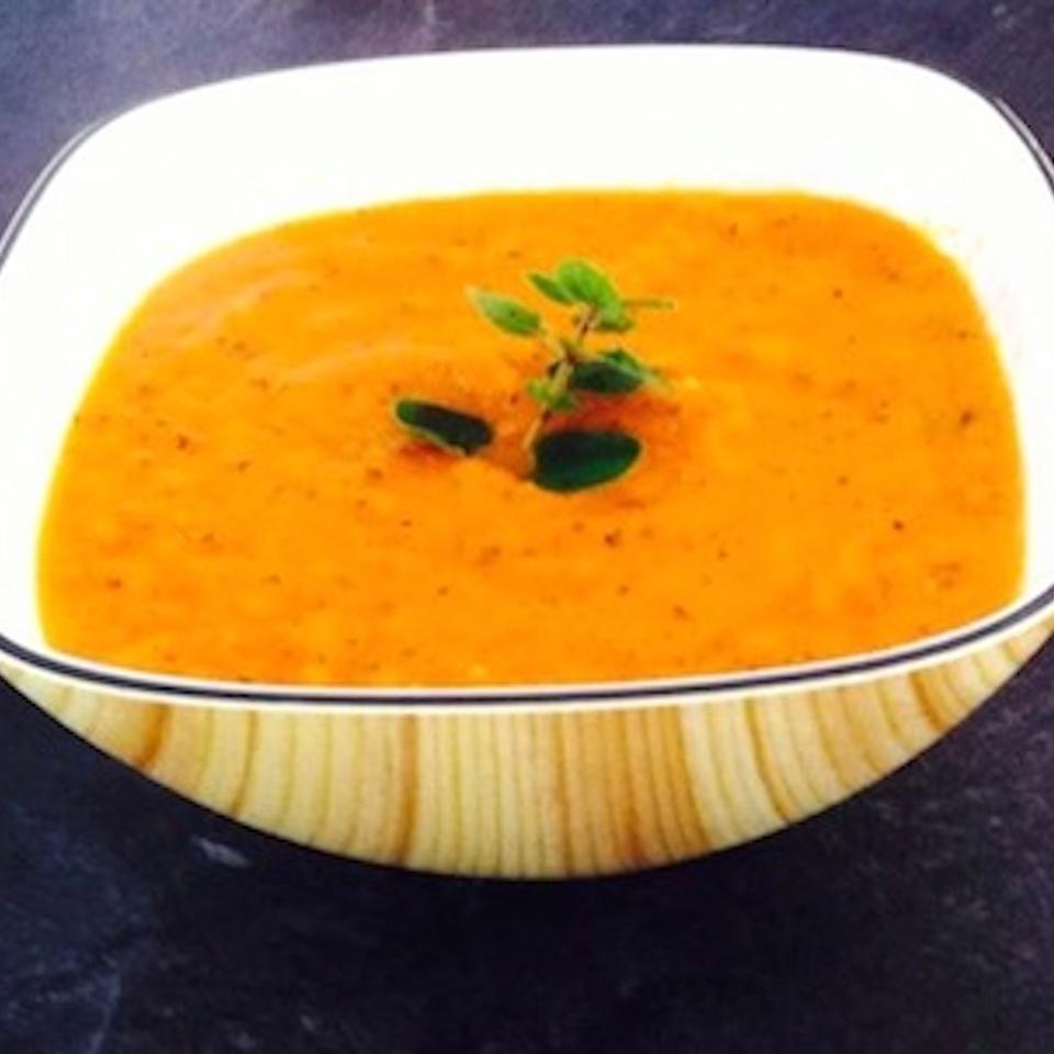 Rosemary Tomato Leek Soup 