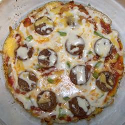Pepperoni Polenta Pizza natalie