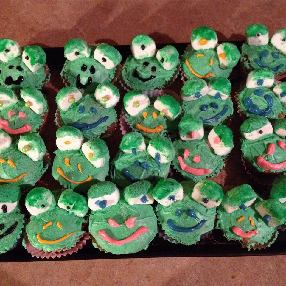 Frog Cupcakes 