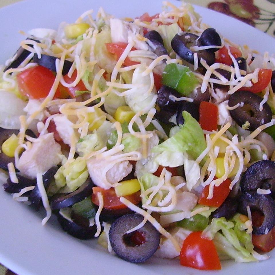 Super Tex-Mex Chicken Chop Salad