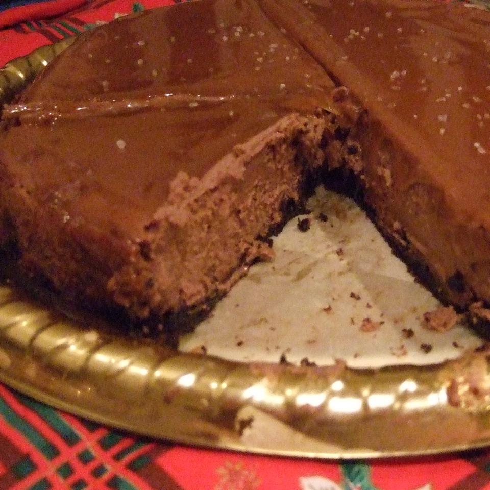 Salted Caramel Chocolate Cheesecake Gabrielmihaly