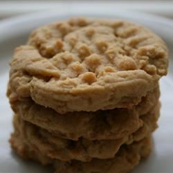 Eggless Peanut Butter Cookies 