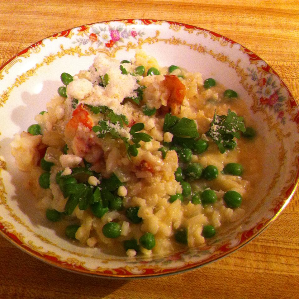 Lobster Risotto with Peas 