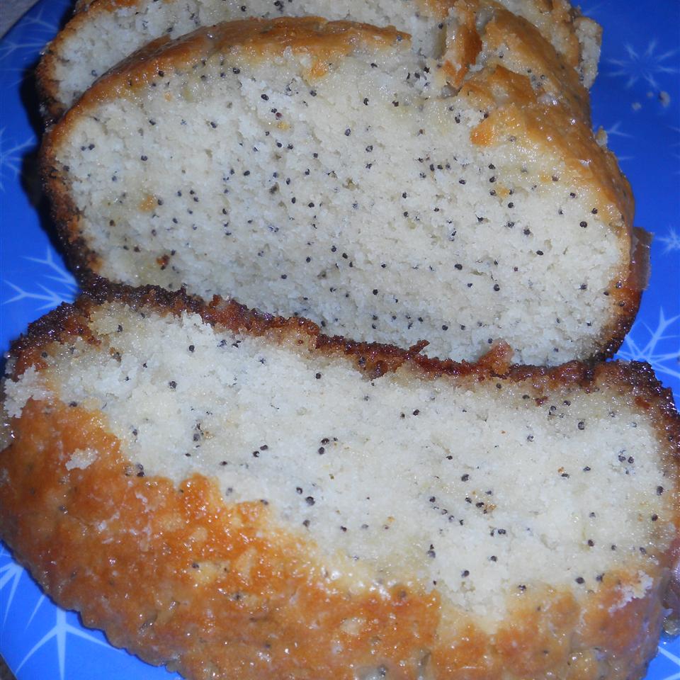 Poppy Seed Bread with Glaze 