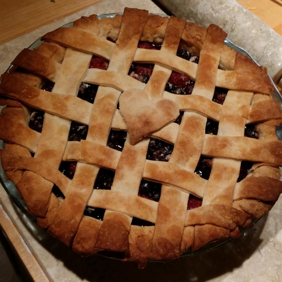 Blueberry Raspberry Pie_image