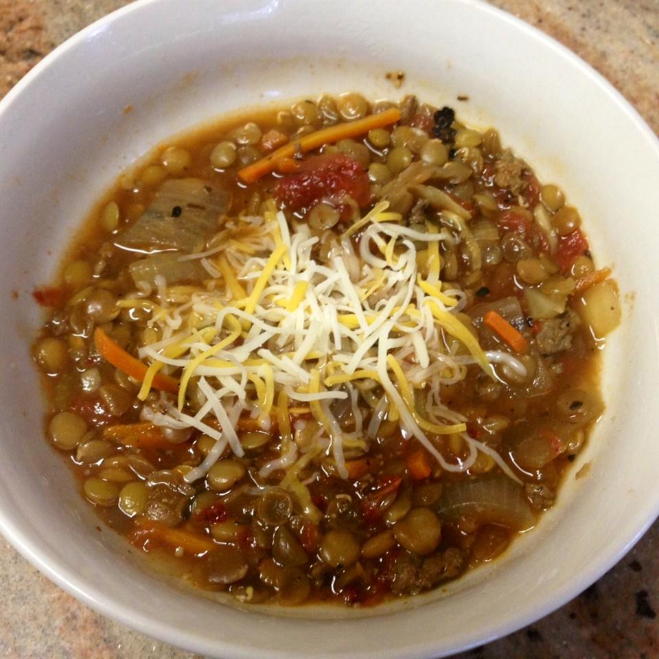 Hearty Lentil and Sausage Soup