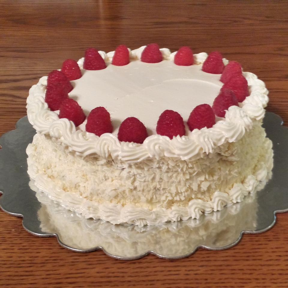 White Chocolate-Raspberry Cake