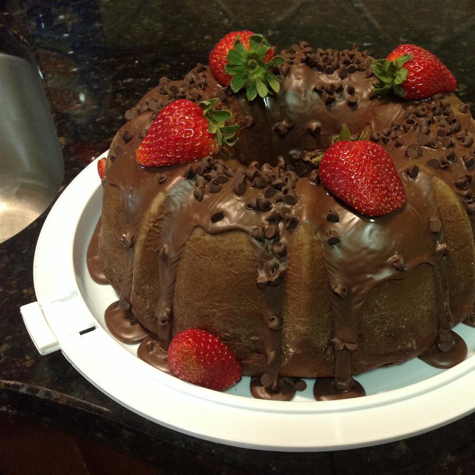 Double Chocolate Brownie Cake 
