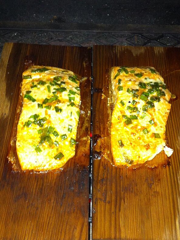 Cedar Planked Salmon 