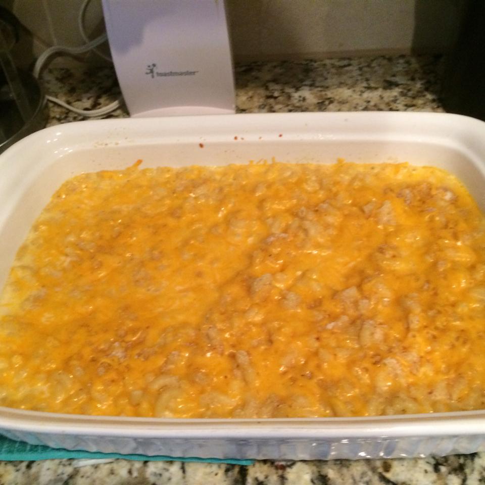 Baked Mac and Cheese for One 