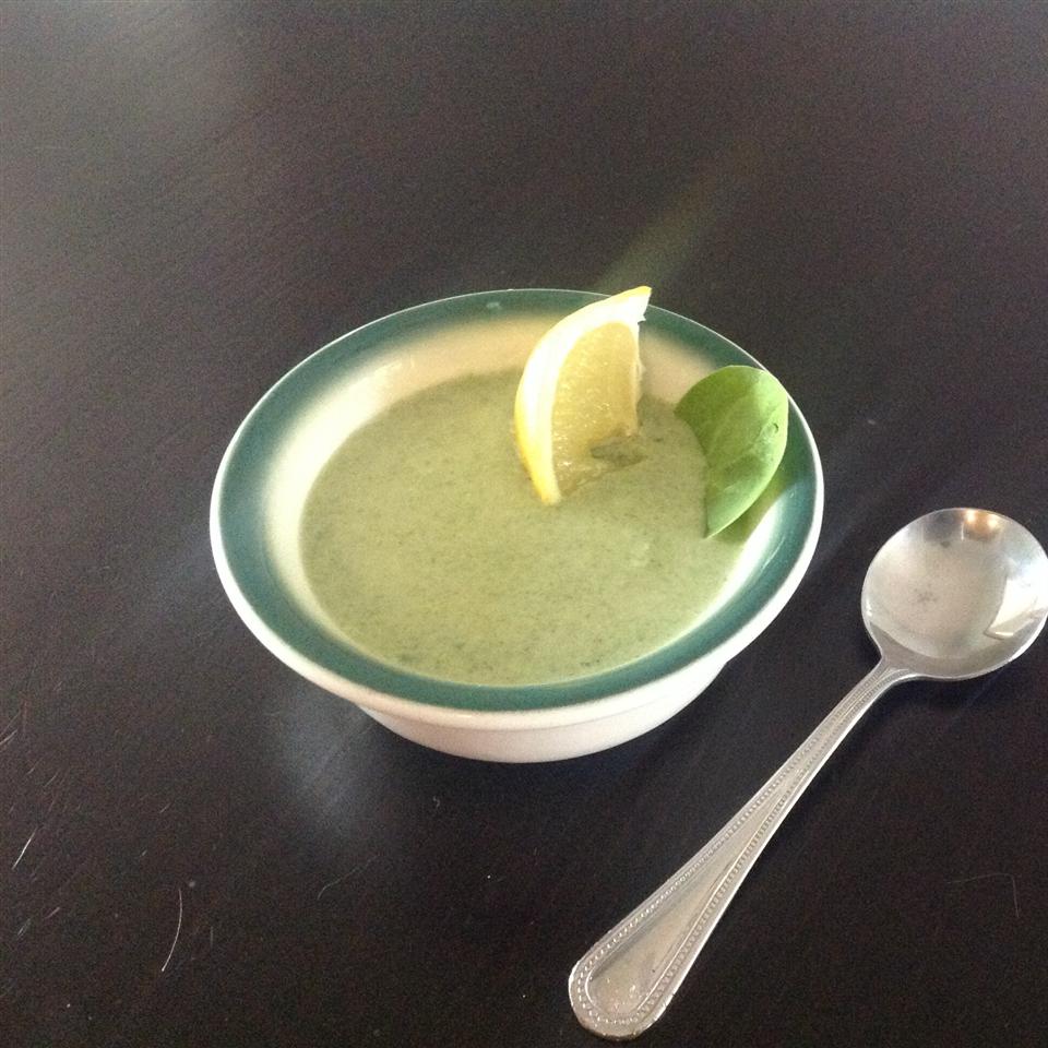 Spinach and Blue Cheese Soup ONIOND