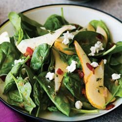 Strawberry, Spinach, and Pear Salad