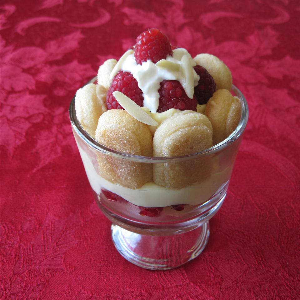 Vanilla Raspberry Trifle