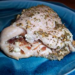 Feta Cheese and Bacon Stuffed Breasts Catlin