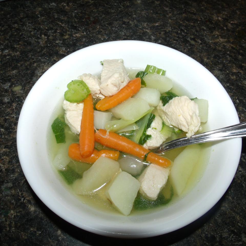 Chicken and Bok Choy Soup 