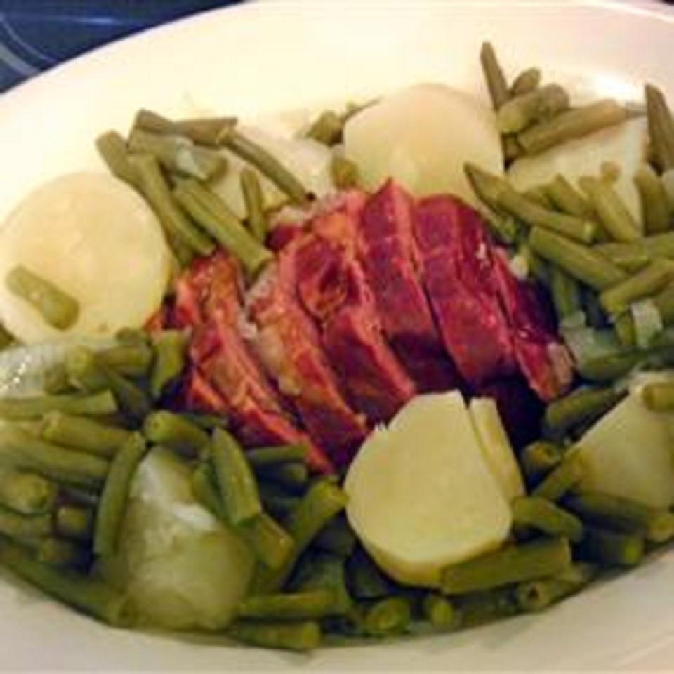 Crazy-Simple Cottage Ham, Potatoes, and Green Beans