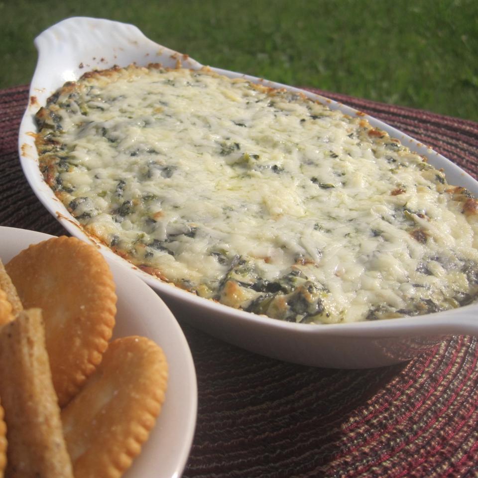Hot Asiago and Spinach Dip