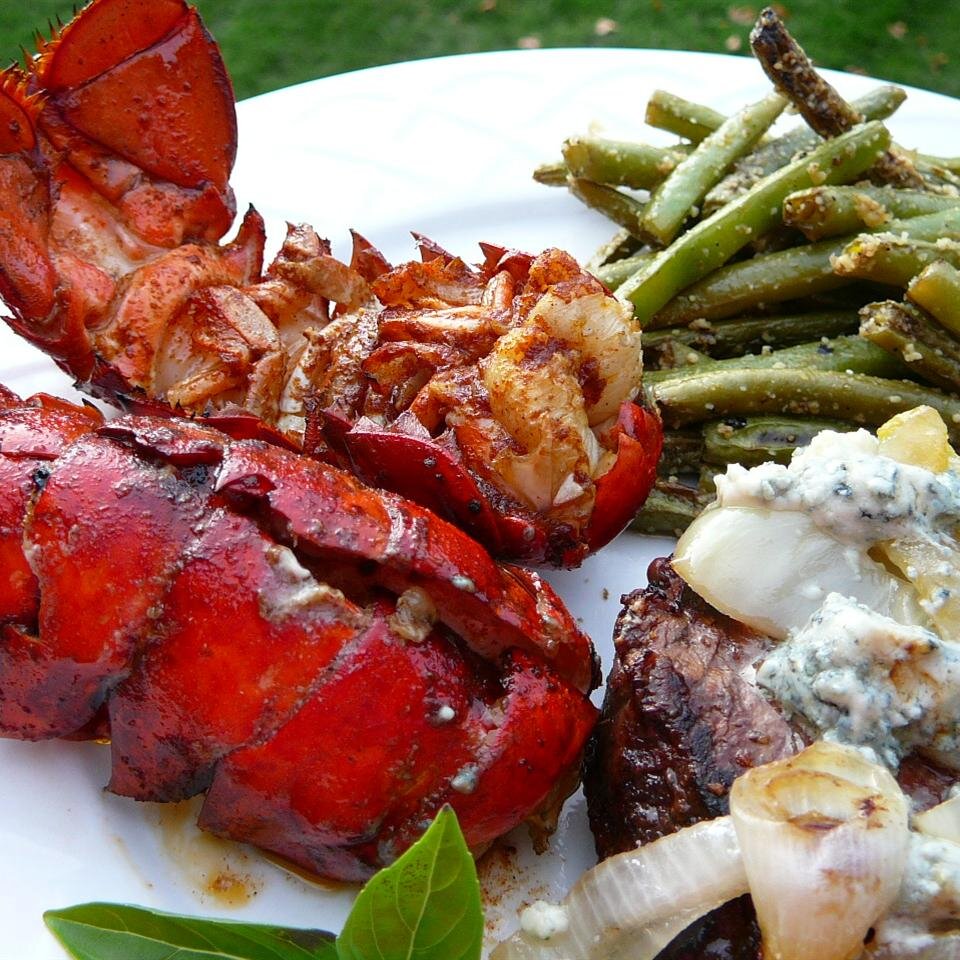 Grilled Rock Lobster Tails Recipe Allrecipes